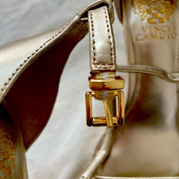 Gold Vince Camuto Heels - Picture 4 of 7
